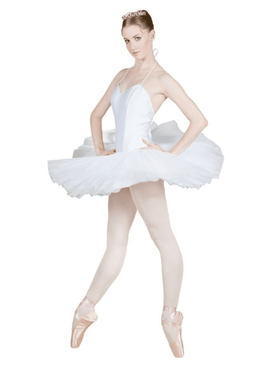 TUTU BLANCO DE PLATOS SYLVIA